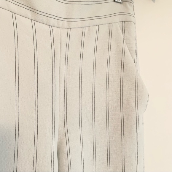 Artizia Wilfred Faun Pant White Grey Stripped Sz 00 - Picture 5 of 12